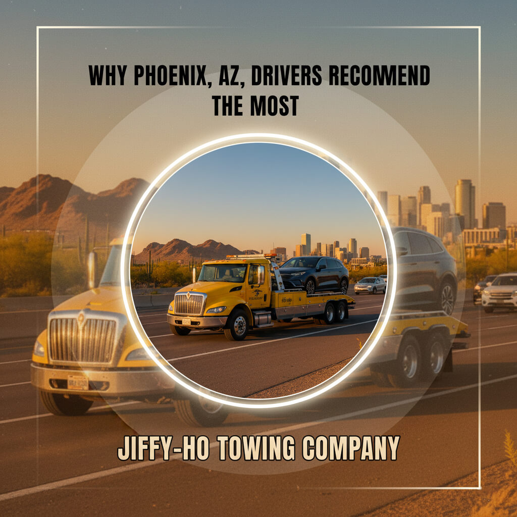 Why Phoenix, AZ, Drivers Recommend Jiffy-Ho Towing Company the Most